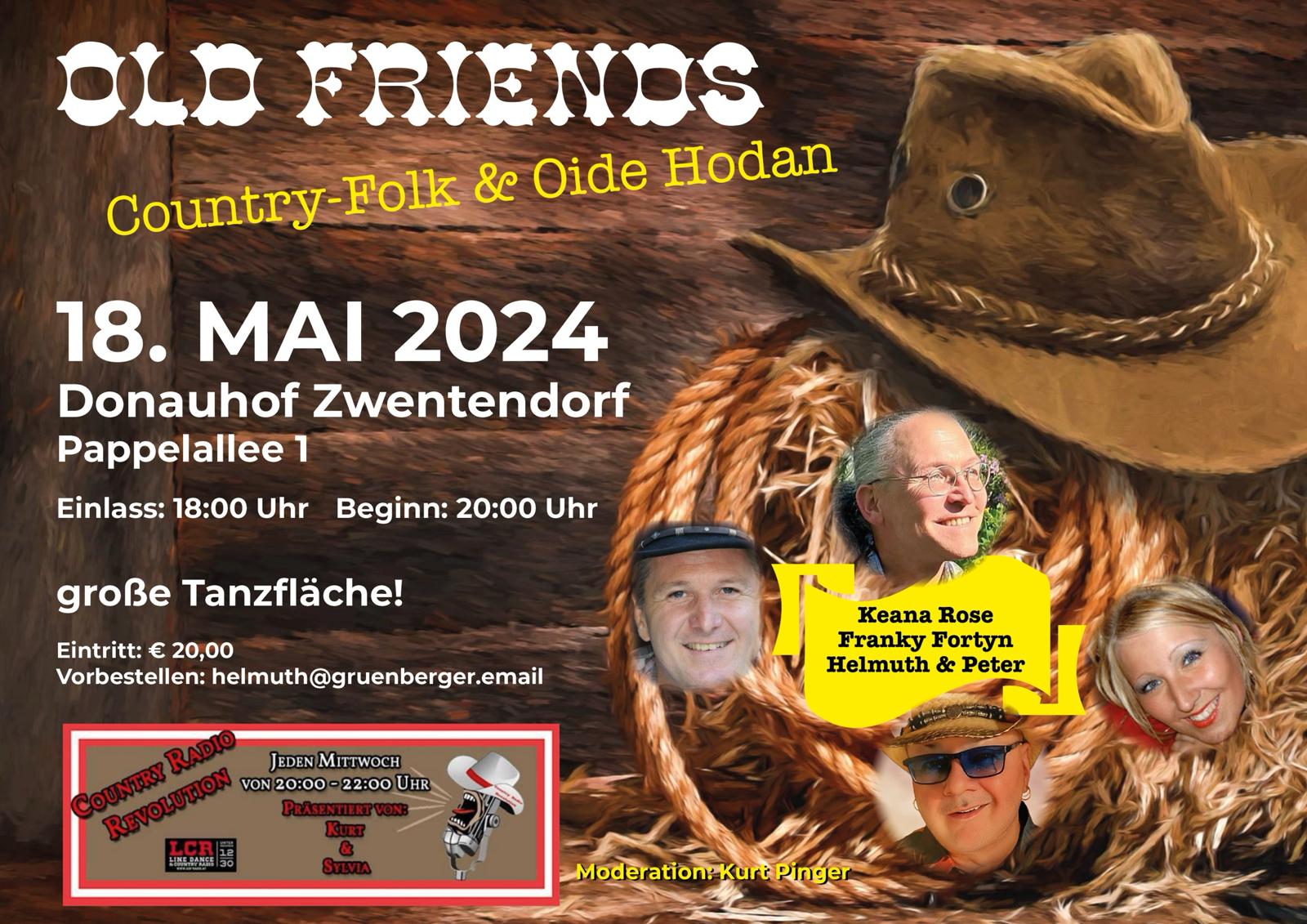 18.05.2024 - Old Friends - Country-Folk & Oide Hodan